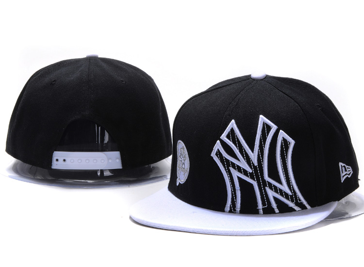 MLB New York Yankees NE Snapback Hat #48
